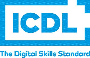ICDL logo with strap STACKED